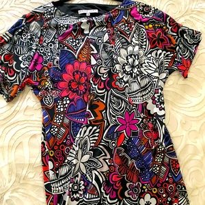 Trina Turk Floral Print Dress